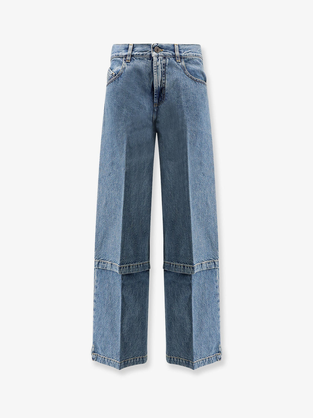 The Attico Jeans With Logo Embroidery
