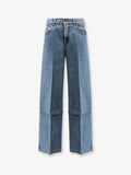 The Attico Jeans With Logo Embroidery