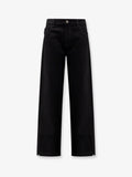 The Attico Black Denim Trousers