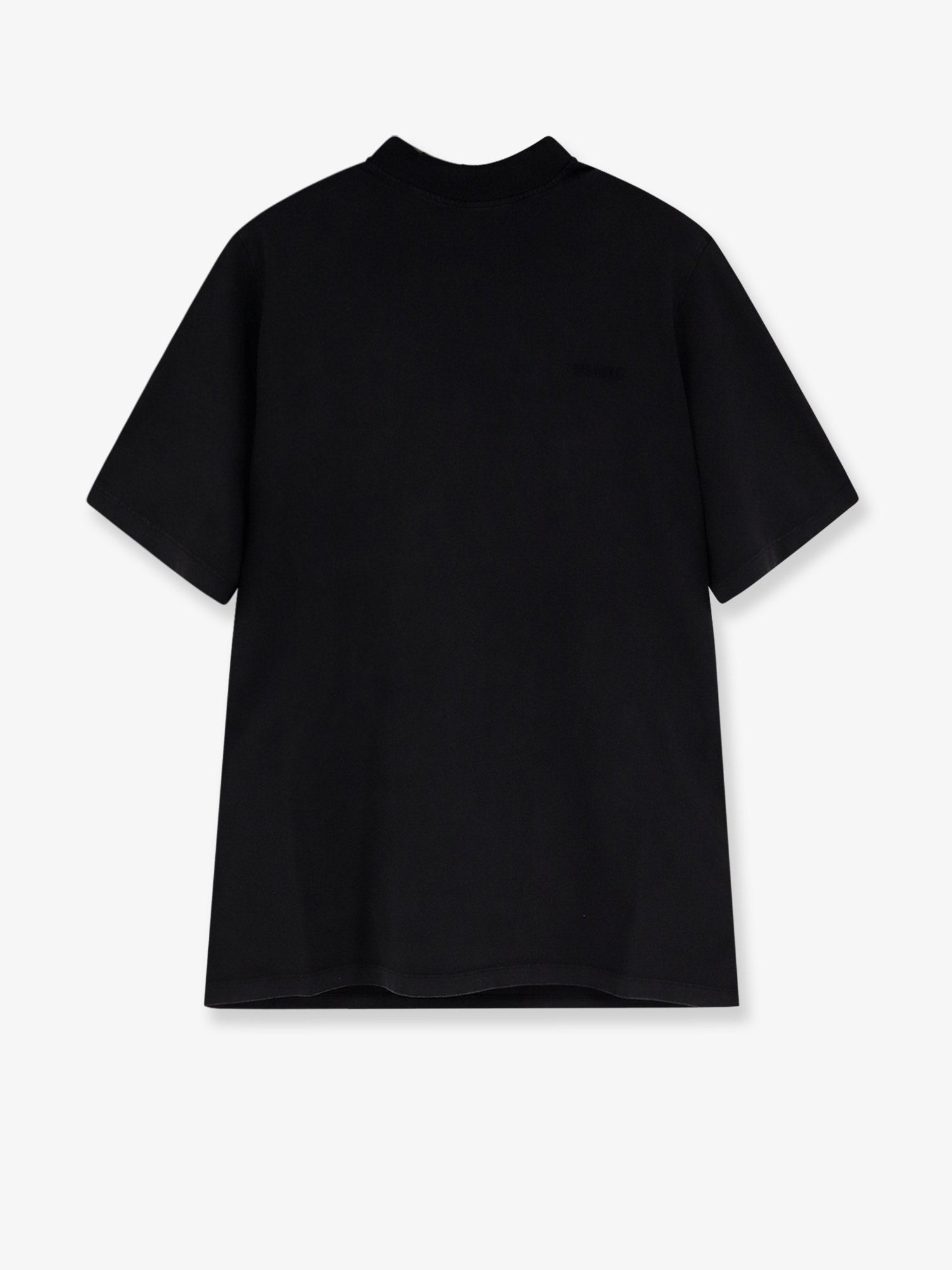 The Attico Cotton T-Shirt With Embroidered Logo On The Front
