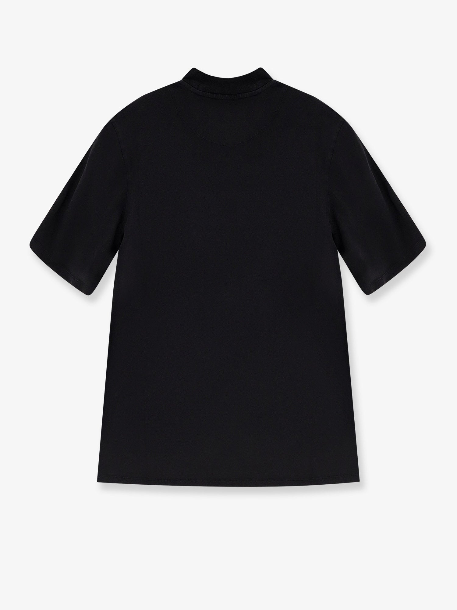 The Attico Cotton T-Shirt With Embroidered Logo On The Front