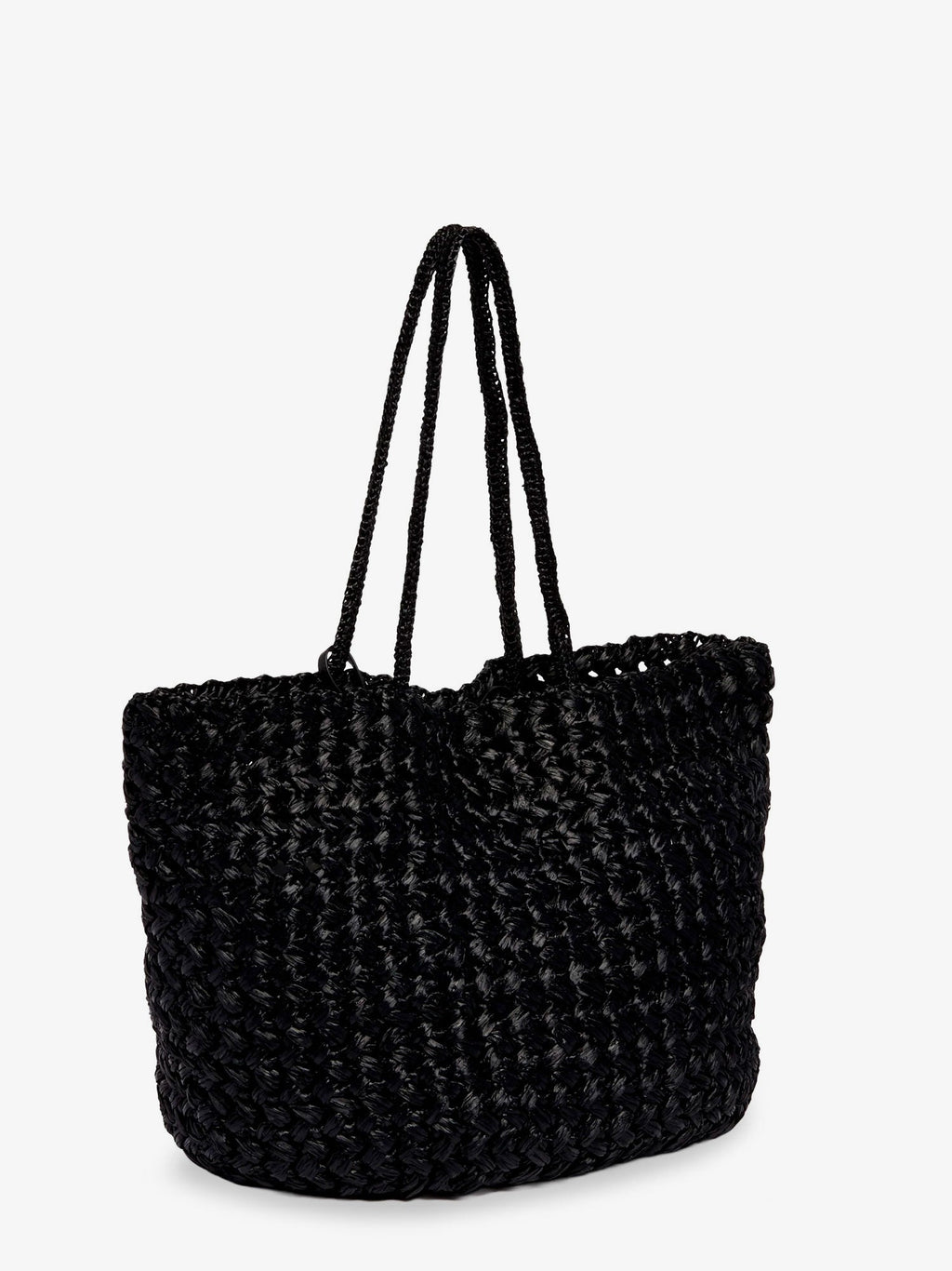 The Row Large Estrelle Raffia Shoulder Bag