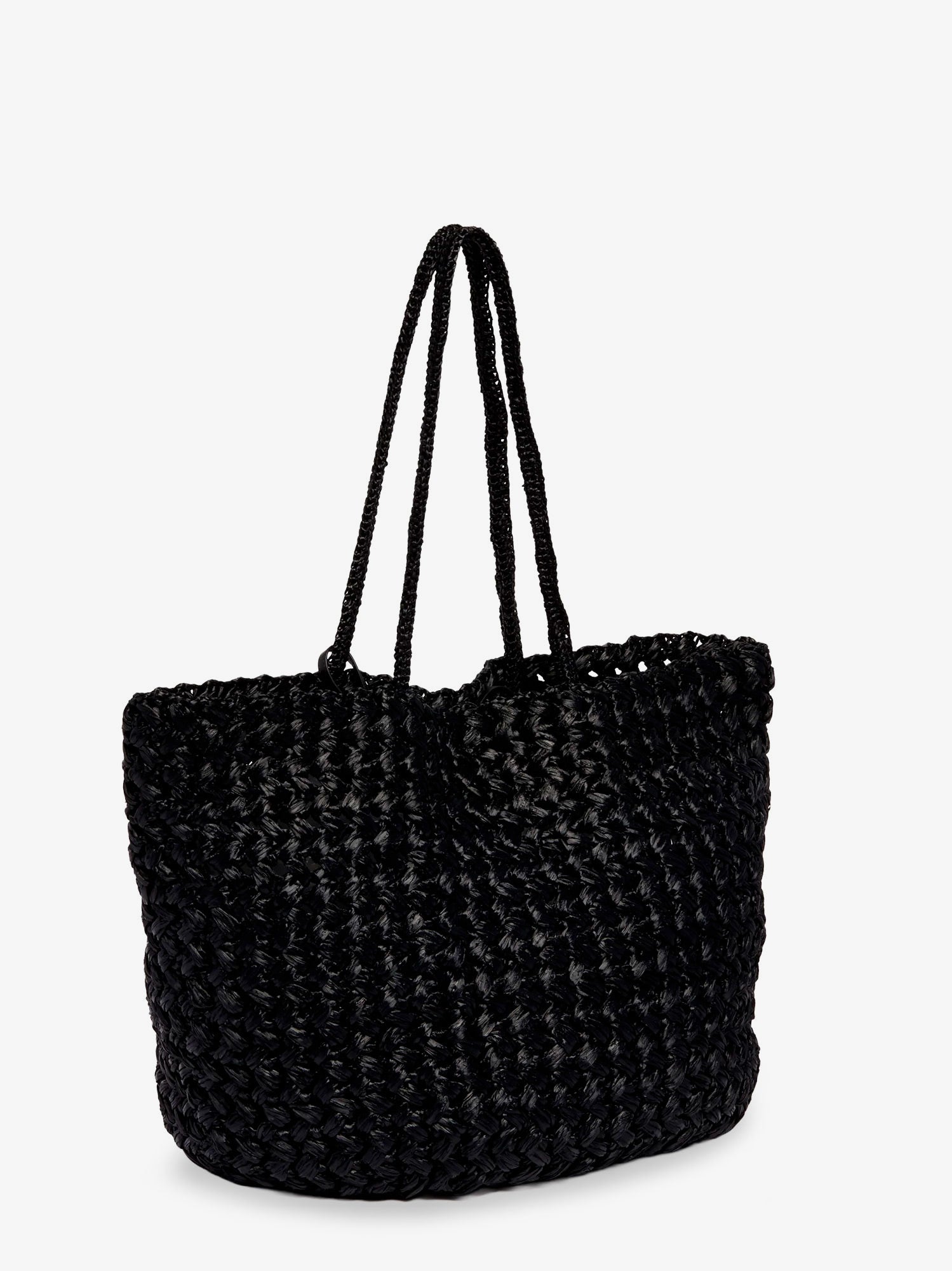 The Row Large Estrelle Raffia Shoulder Bag