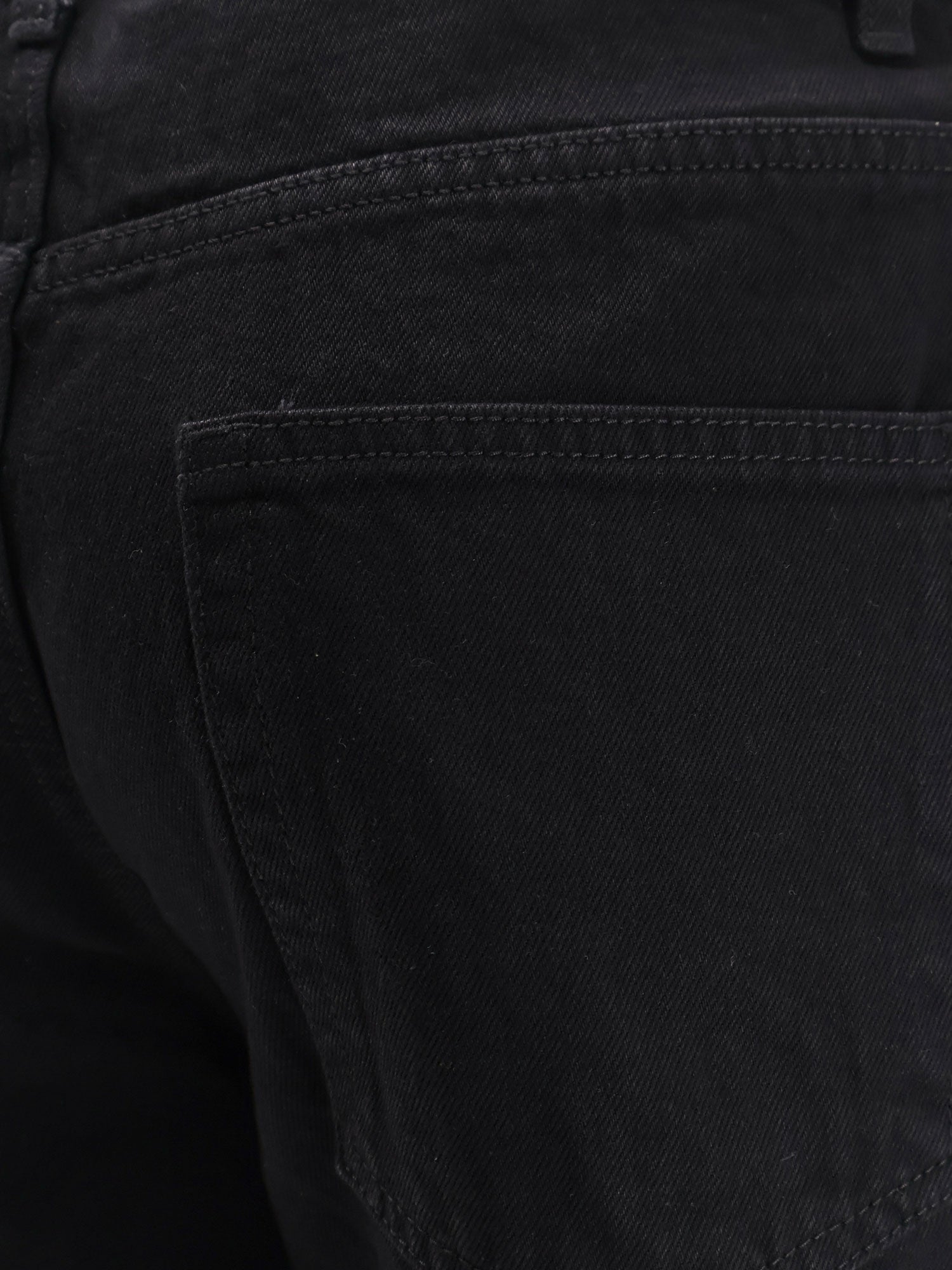 Tonywack Straight Fit Black Denim Trousers
