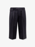 Tonywack Wool Blend Bermuda Shorts With Frontale Pinces