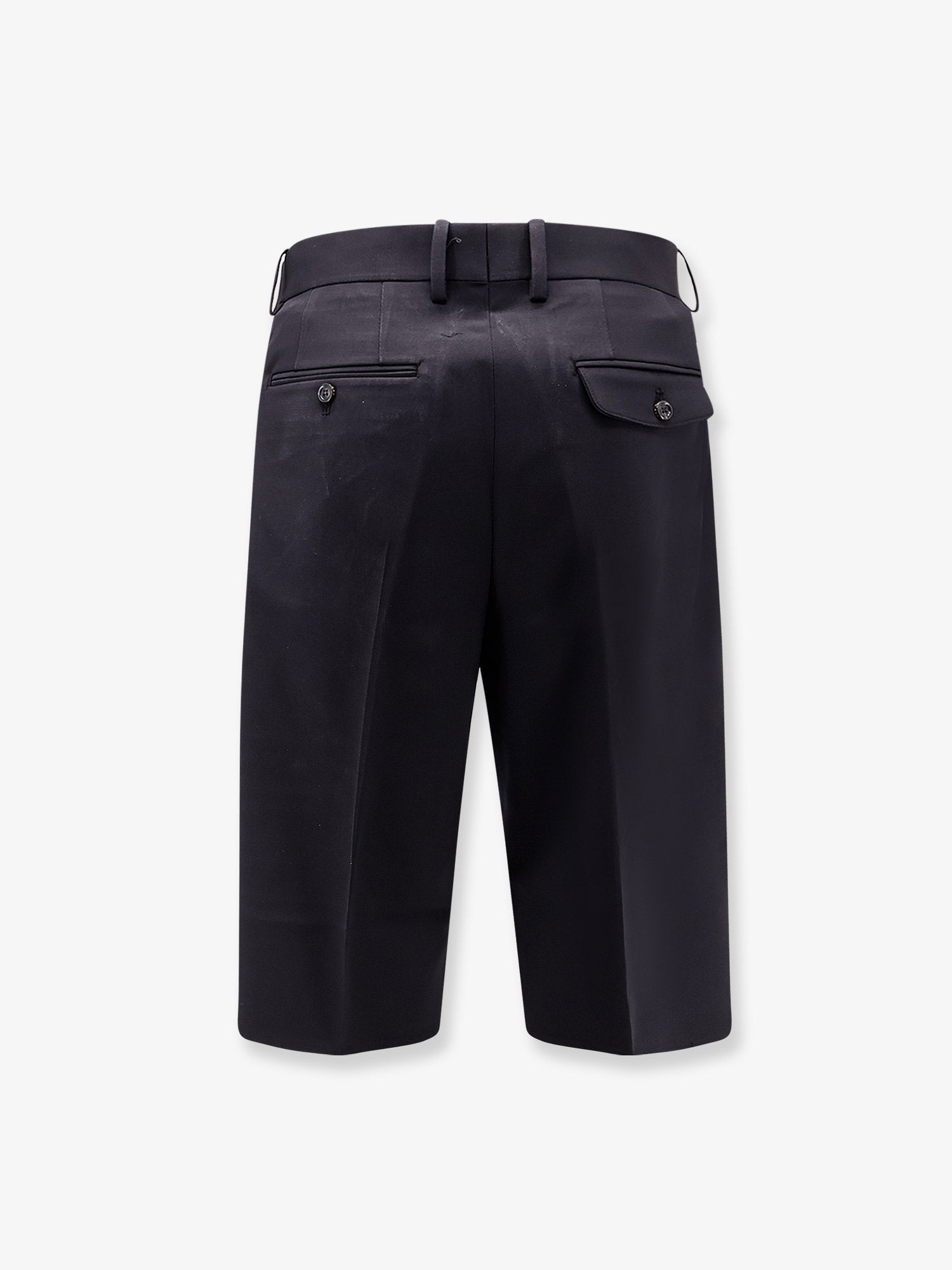 Tonywack Wool Blend Bermuda Shorts With Frontale Pinces