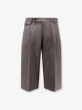 Tonywack Wool Blend Bermuda Shorts With Frontal Princes
