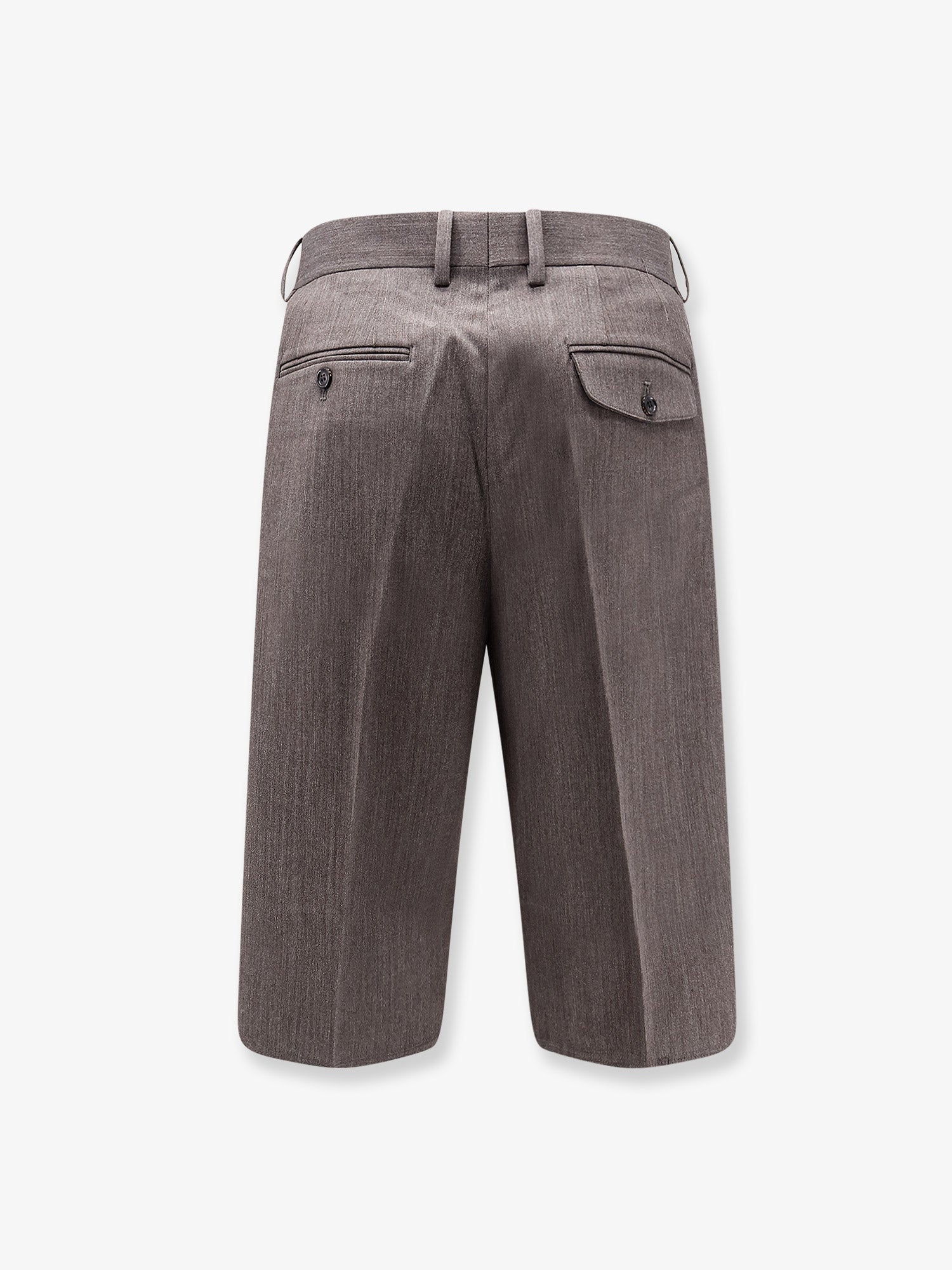 Tonywack Wool Blend Bermuda Shorts With Frontal Princes