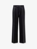 Tonywack Wool Blend Trousers With Frontal Pinces