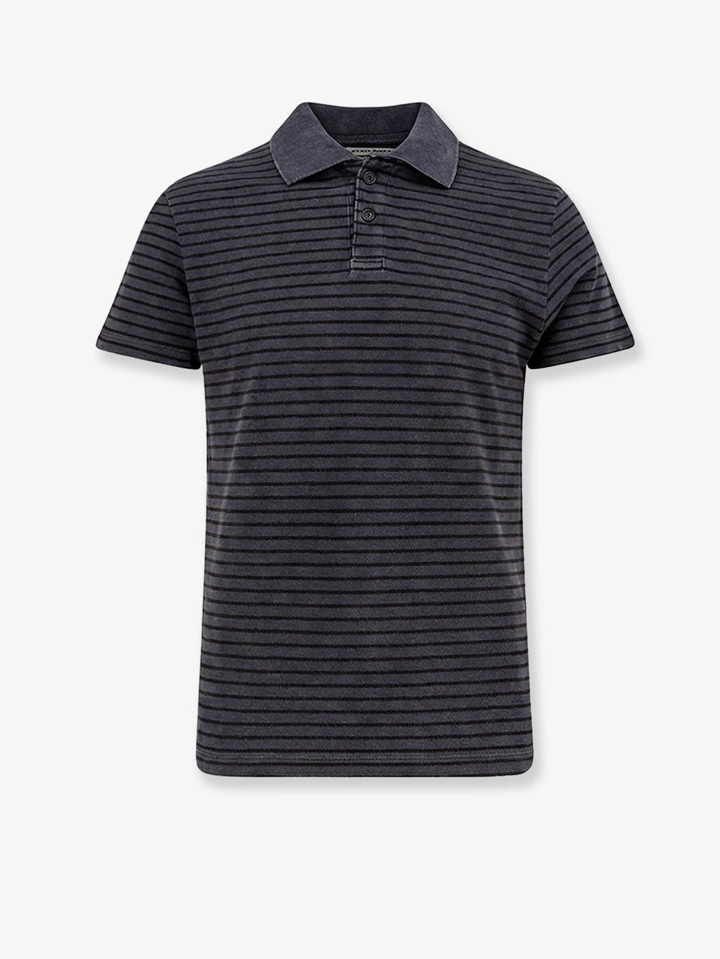 Tonywack Cotton Polo Shirt With Striped Profiles