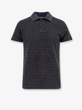 Tonywack Cotton Polo Shirt With Striped Profiles