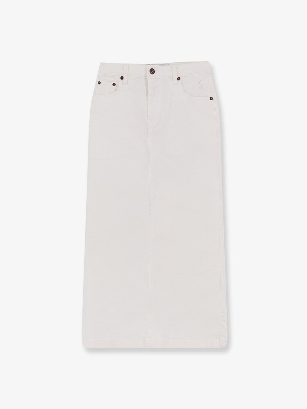 Tonywack Cotton Skirt With Rippings Detail