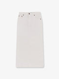 Tonywack Cotton Skirt With Rippings Detail