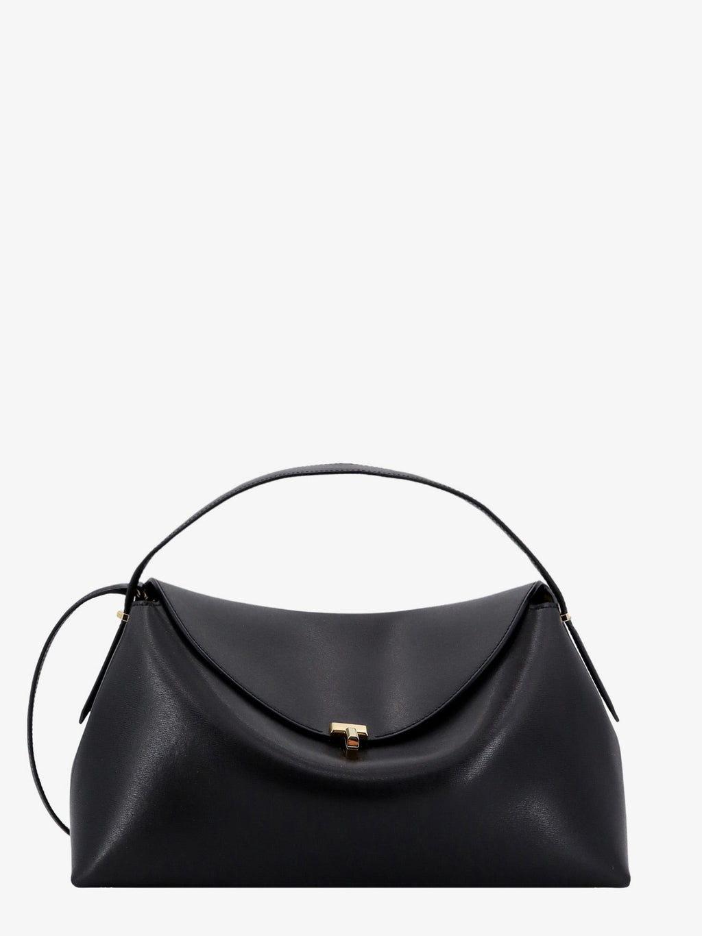 Toteme T-Lock Leather Shoulder Bag