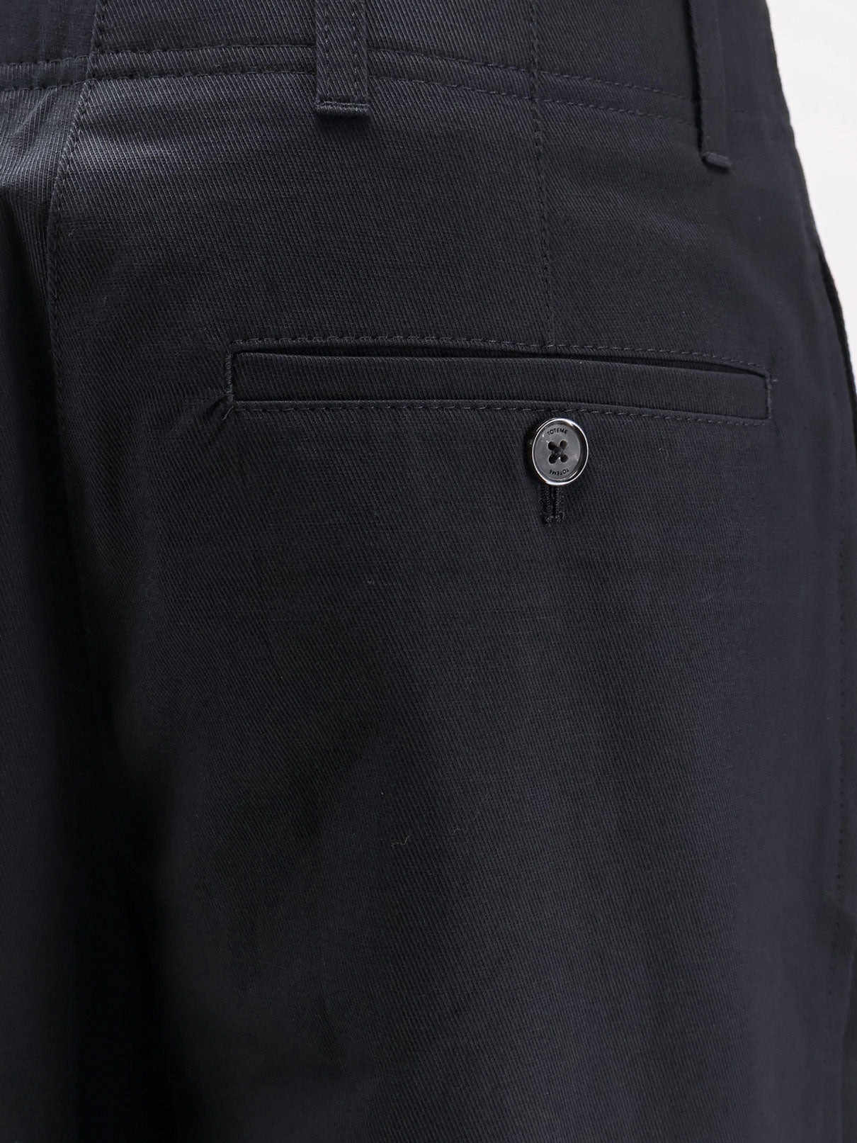 Toteme Relaxed Cotton Trousers