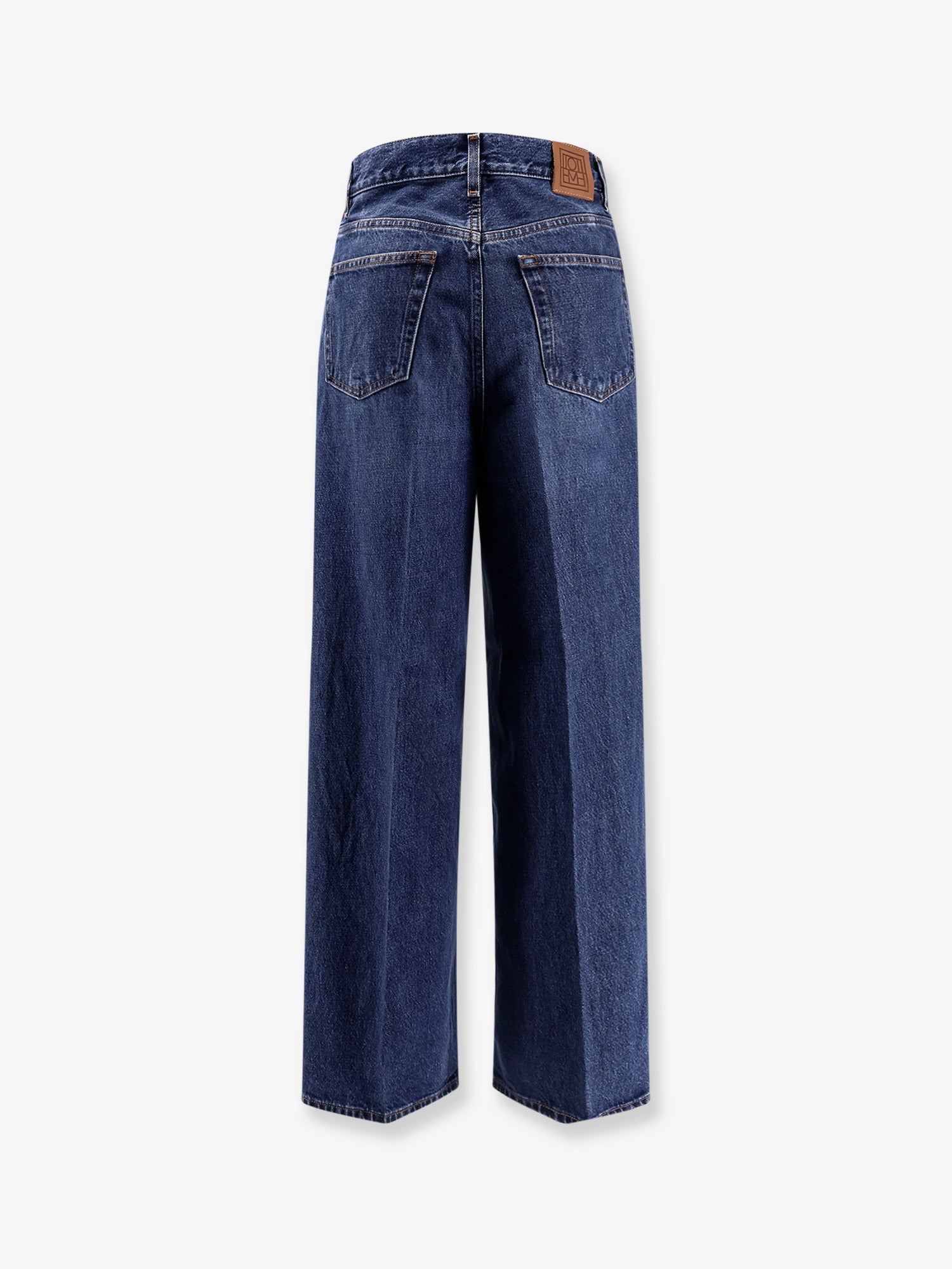 Toteme Wide Leg Organic Cotton Jeans