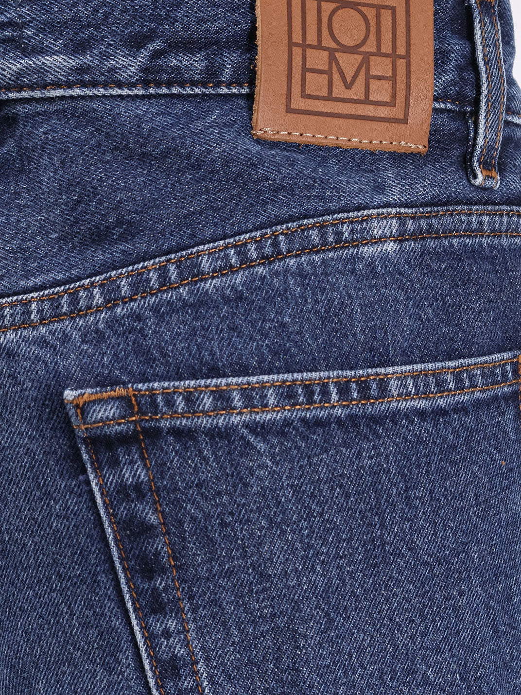 Toteme Wide Leg Organic Cotton Jeans