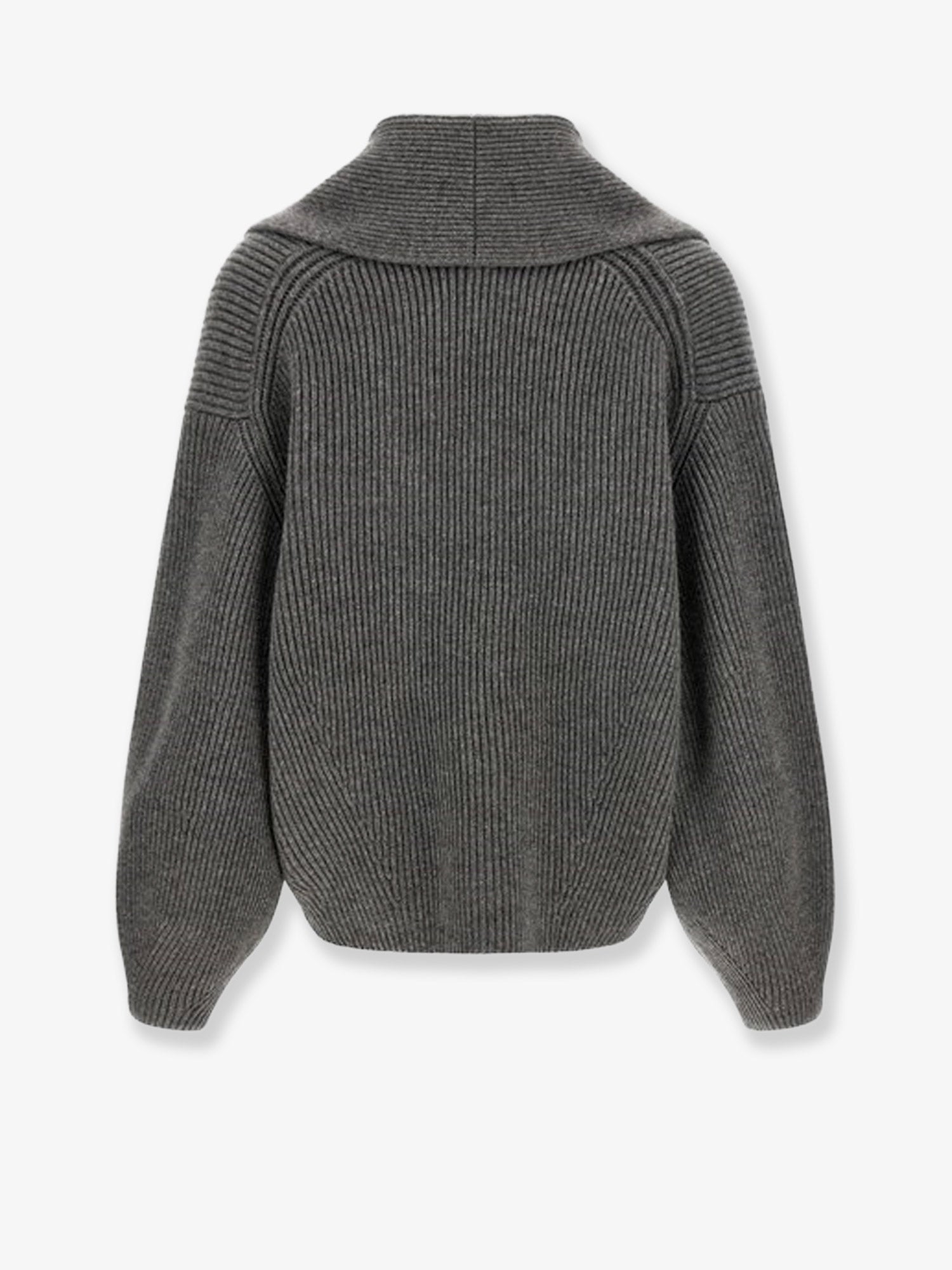 Toteme Shawl-Lapel Wool Cardigan