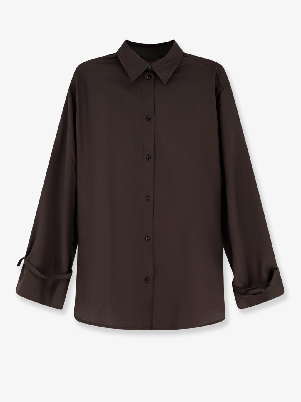 Toteme Tie-Cuff Wool Shirt