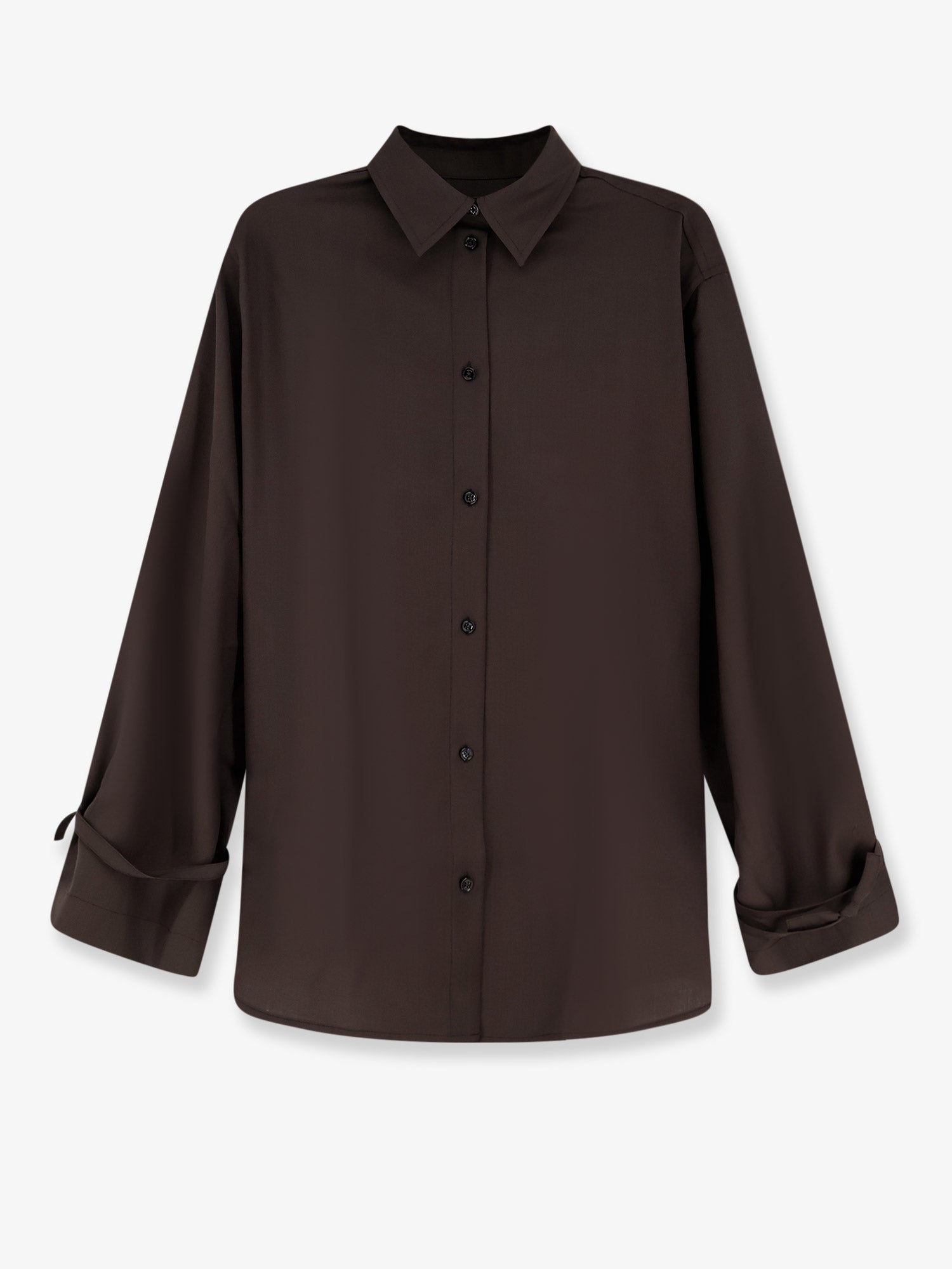 Toteme Tie-Cuff Wool Shirt