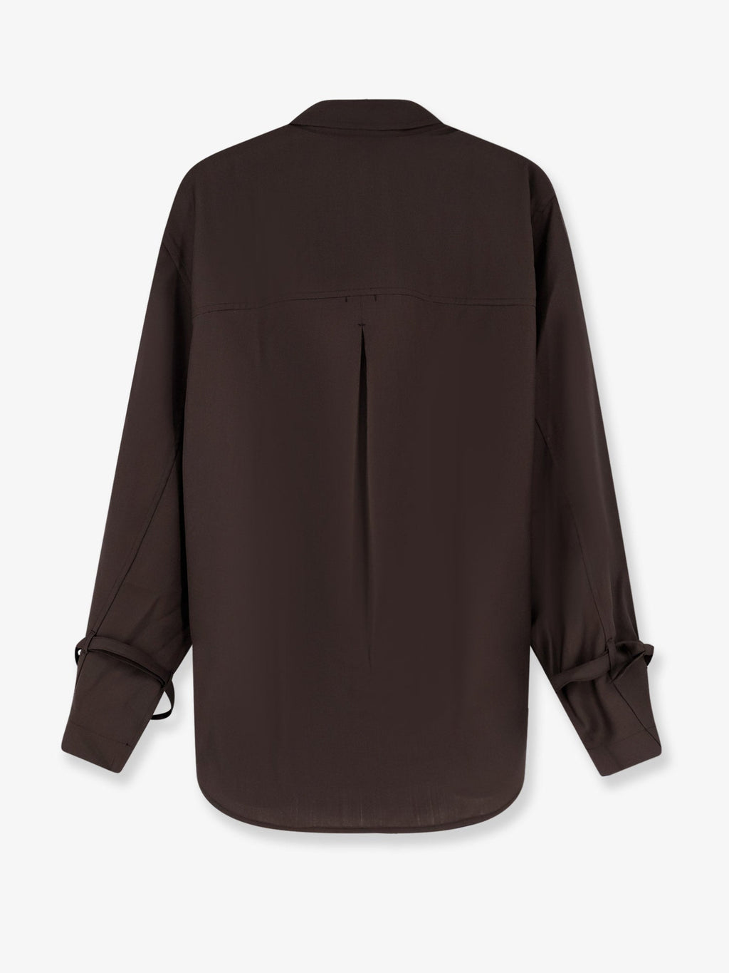 Toteme Tie-Cuff Wool Shirt