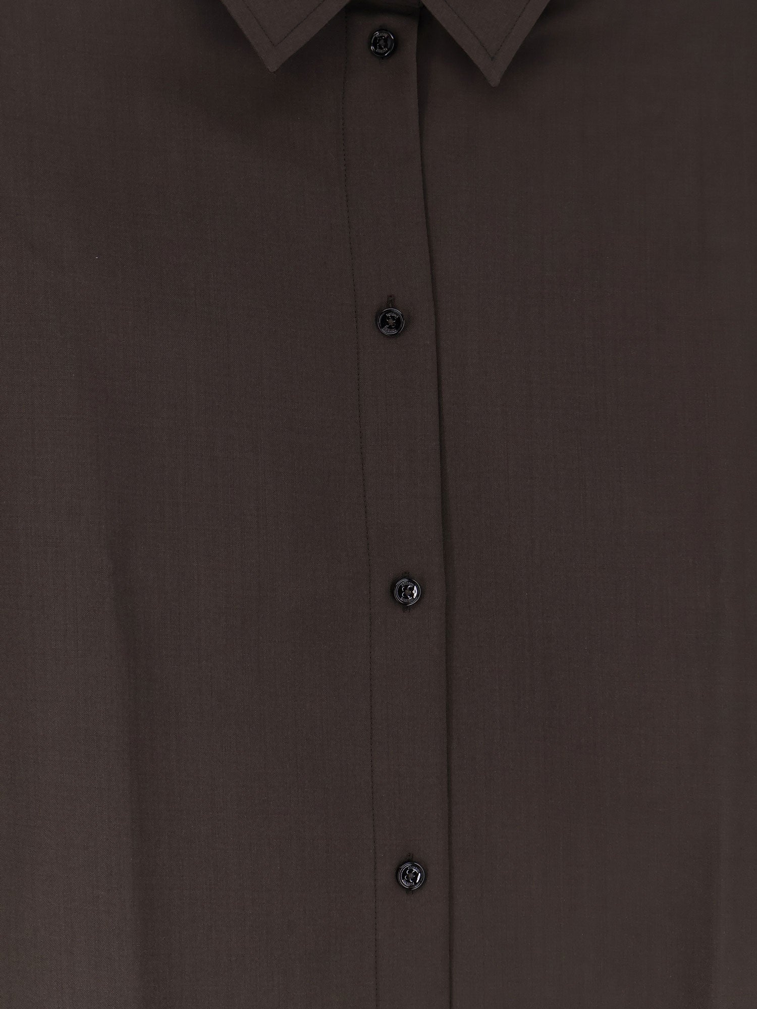 Toteme Tie-Cuff Wool Shirt