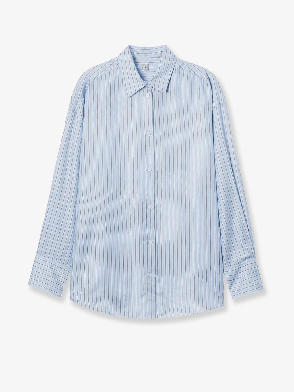 Toteme Silk Shirt With Striped Pattern