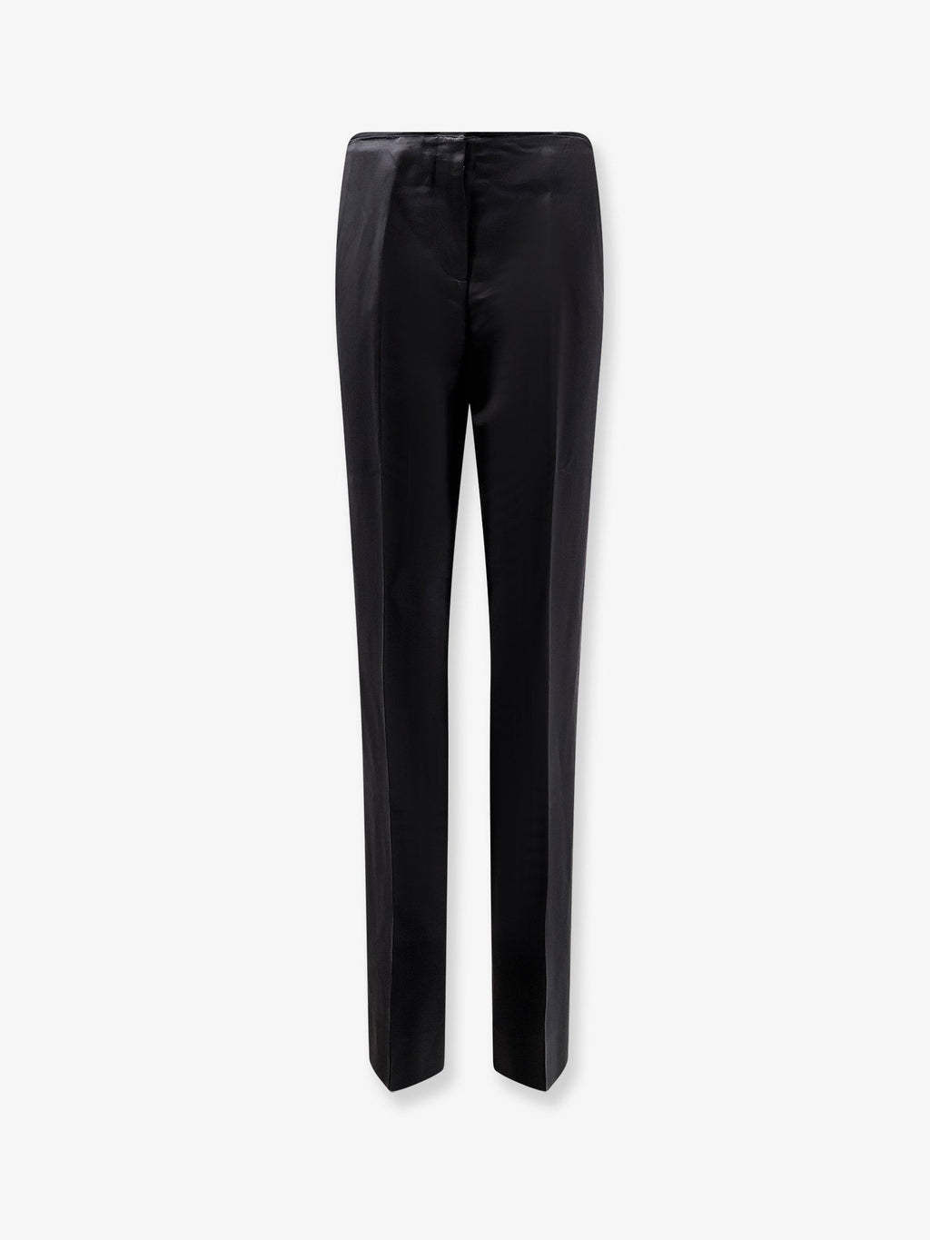Toteme Easy Raw Edge Viscose And Linen Trousers