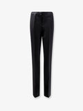 Toteme Easy Raw Edge Viscose And Linen Trousers