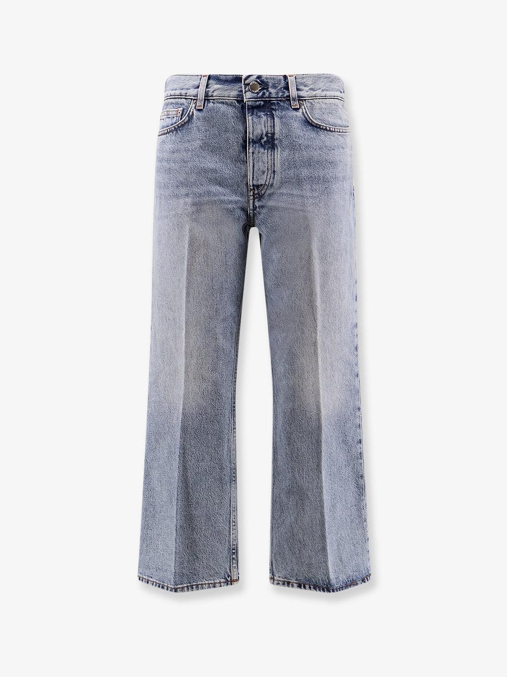 Toteme Cotton Jeans With Flared Bottom