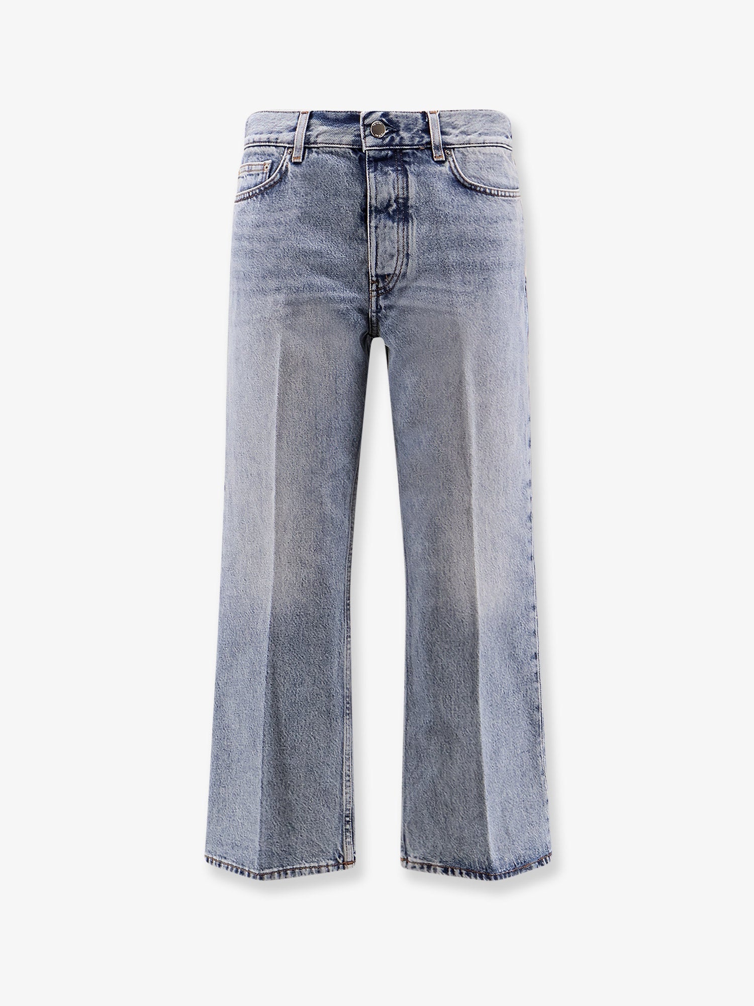 Toteme Cotton Jeans With Flared Bottom