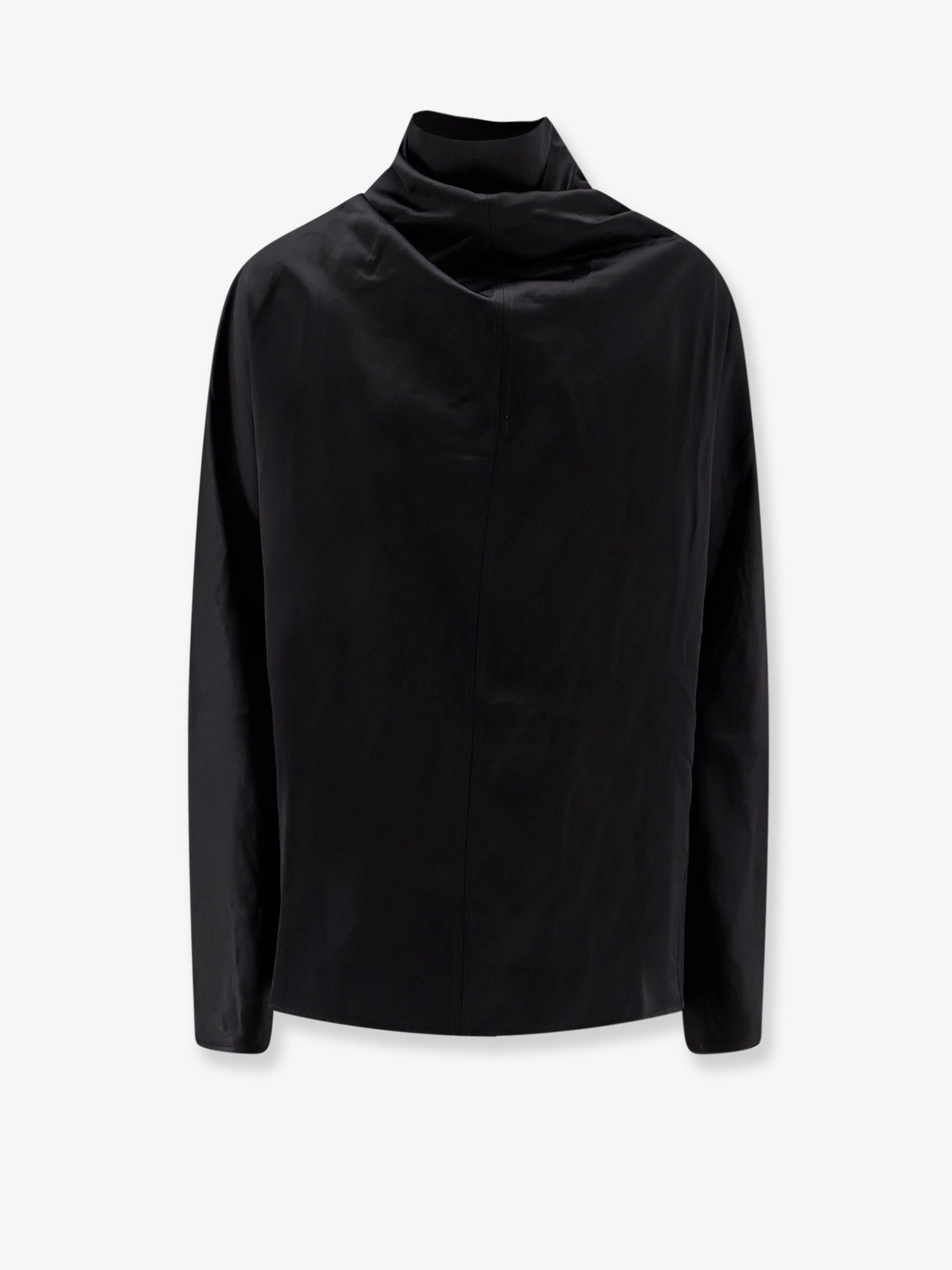 Toteme Cowl Neck Viscose And Linen Shirt