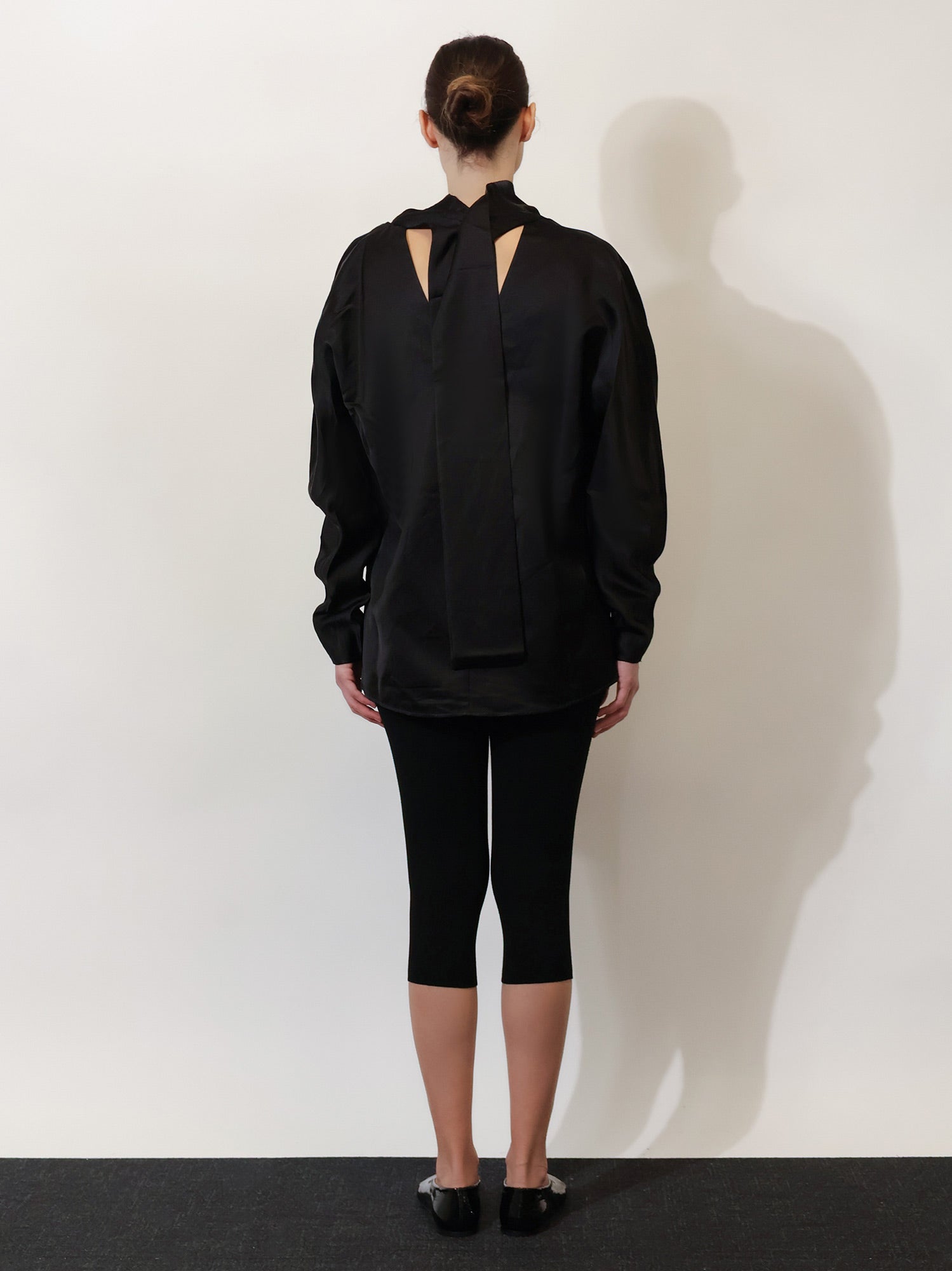Toteme Cowl Neck Viscose And Linen Shirt