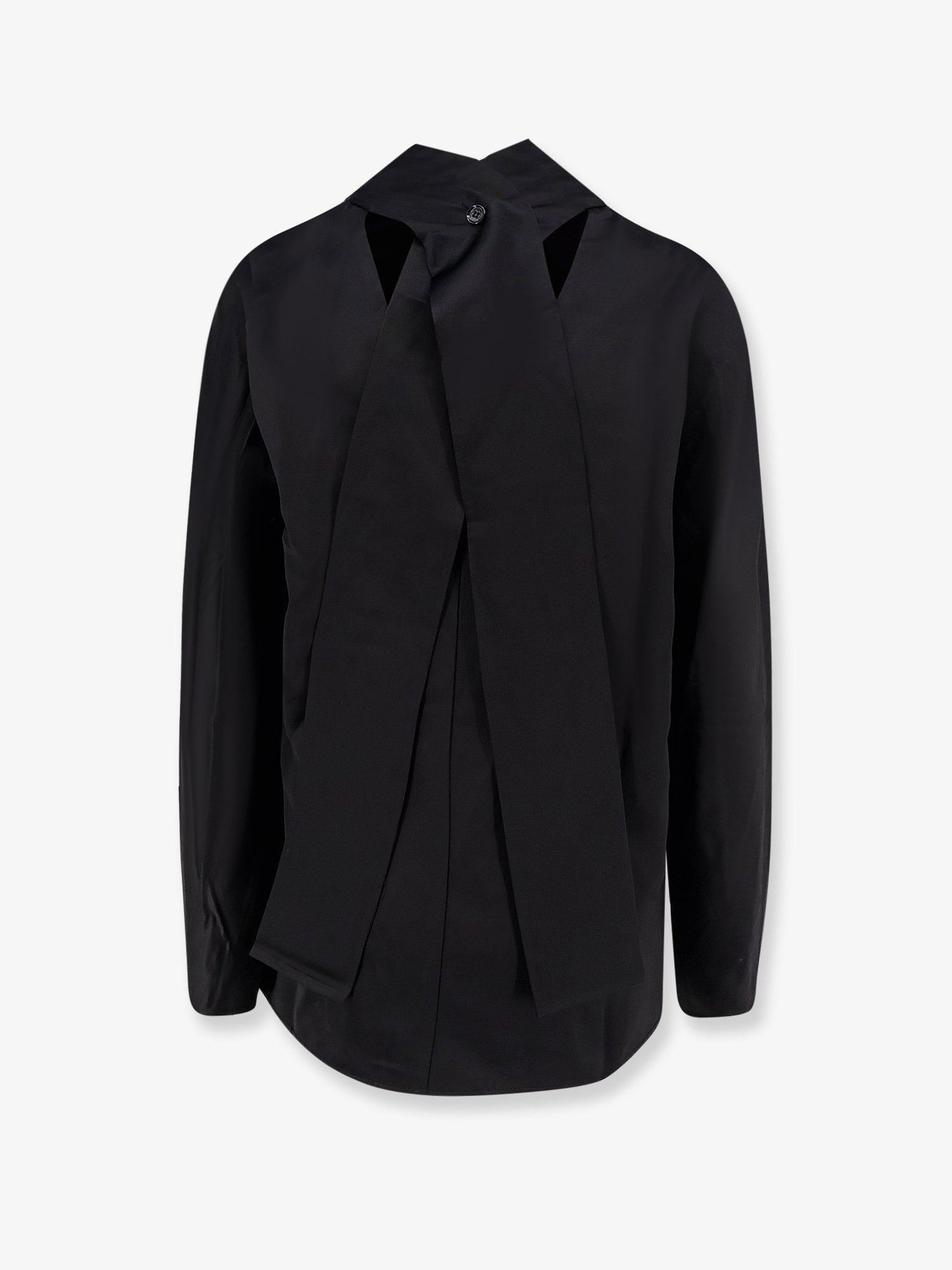 Toteme Cowl Neck Viscose And Linen Shirt
