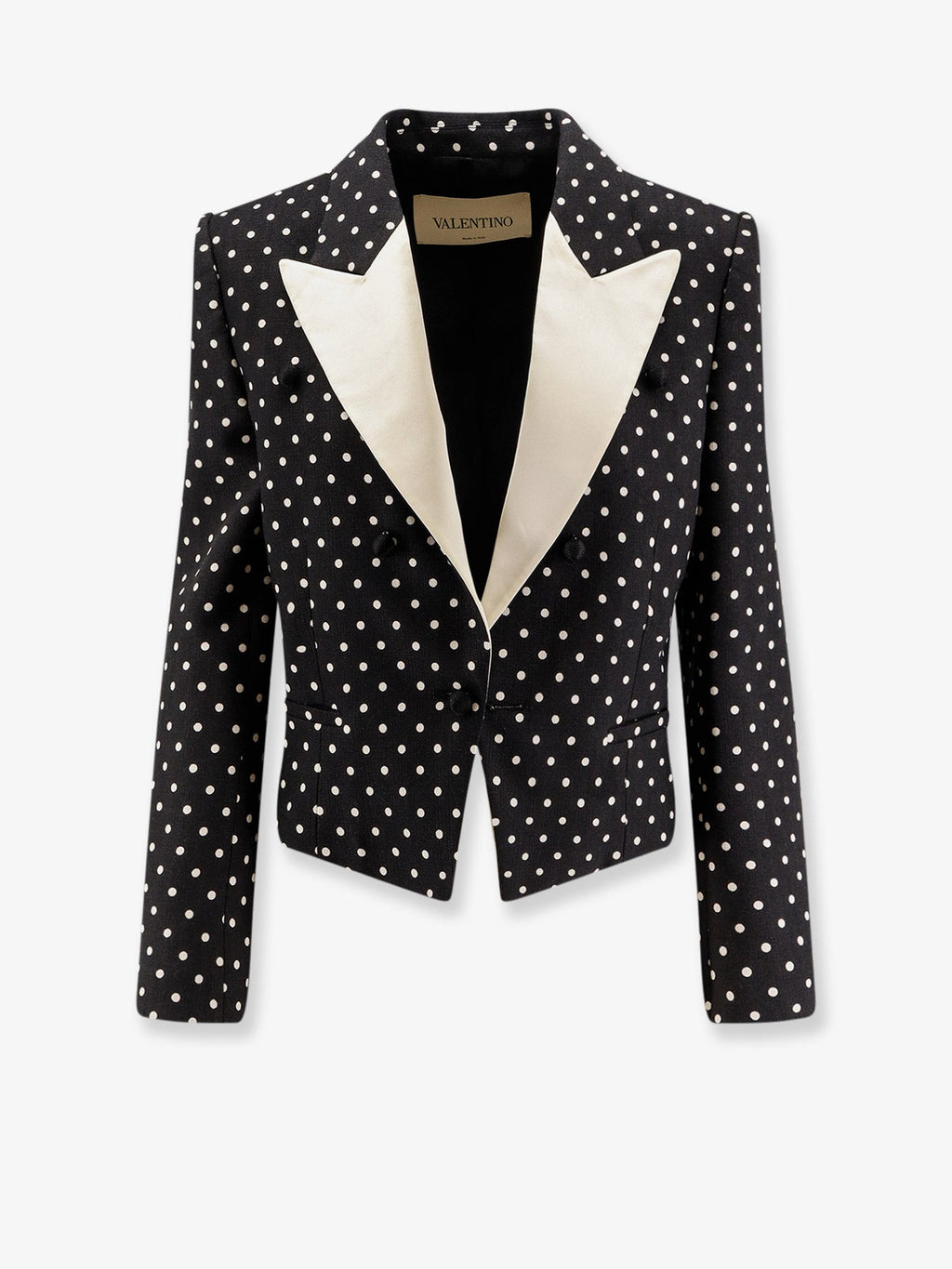Valentino Polka-Dots Viscose Blazer