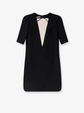 Valentino Virgin Wool And Silk Mini Dress