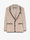 Valentino Single-Breasted Virgin Wool Blazer
