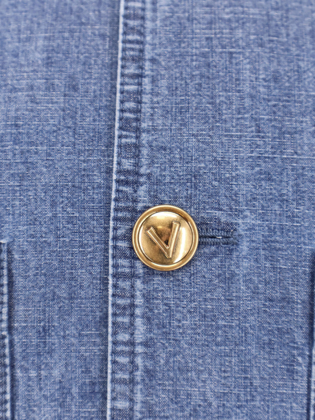 Valentino Valentino Denim Sahariana Jacket