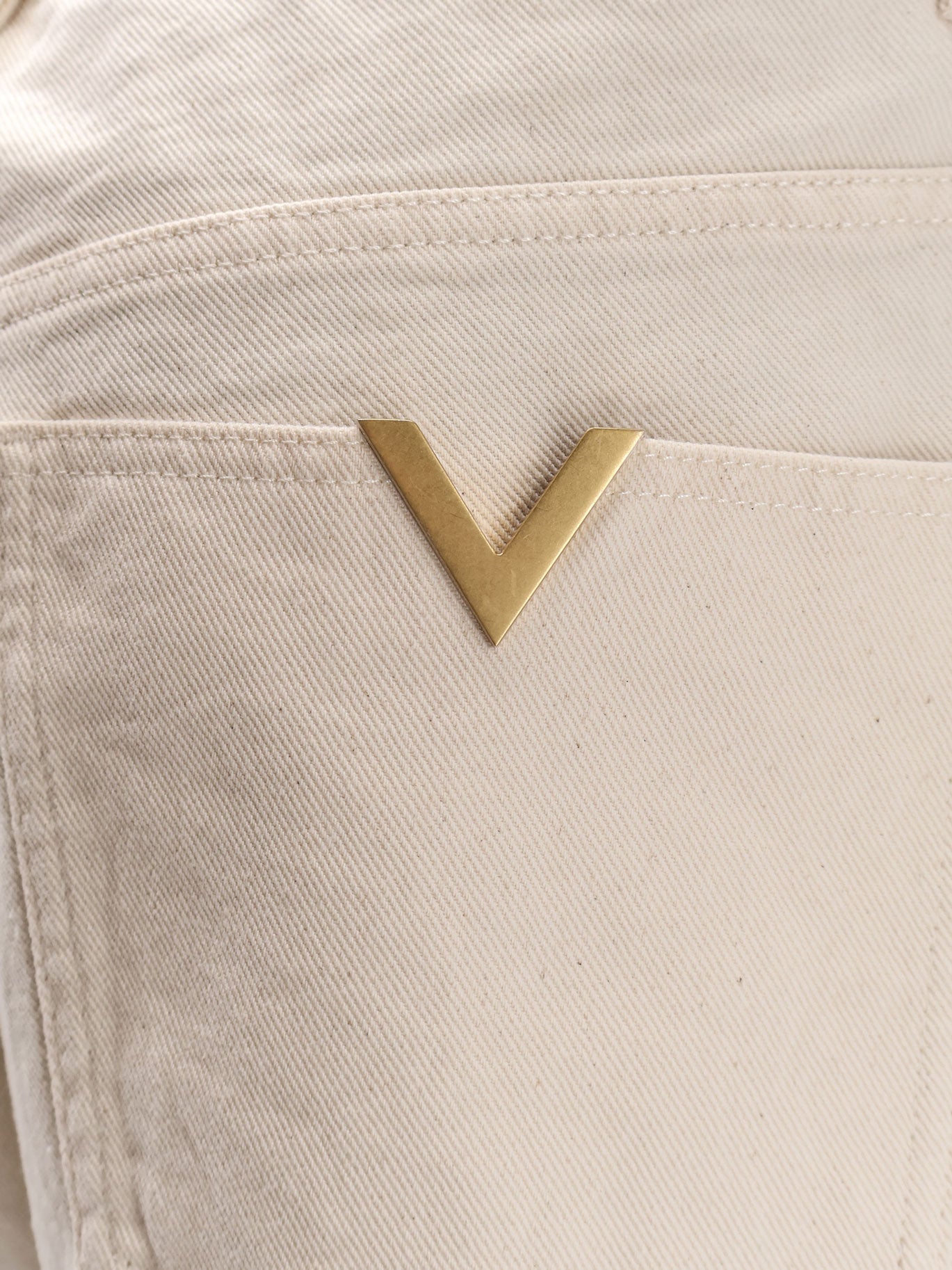 Valentino Five Pockets Cotton Trousers