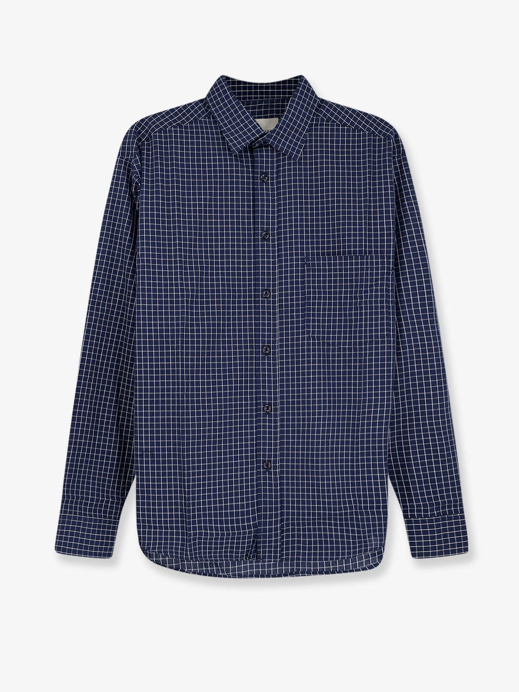 Walk In Paris Cotton Shirt With Plaid Print