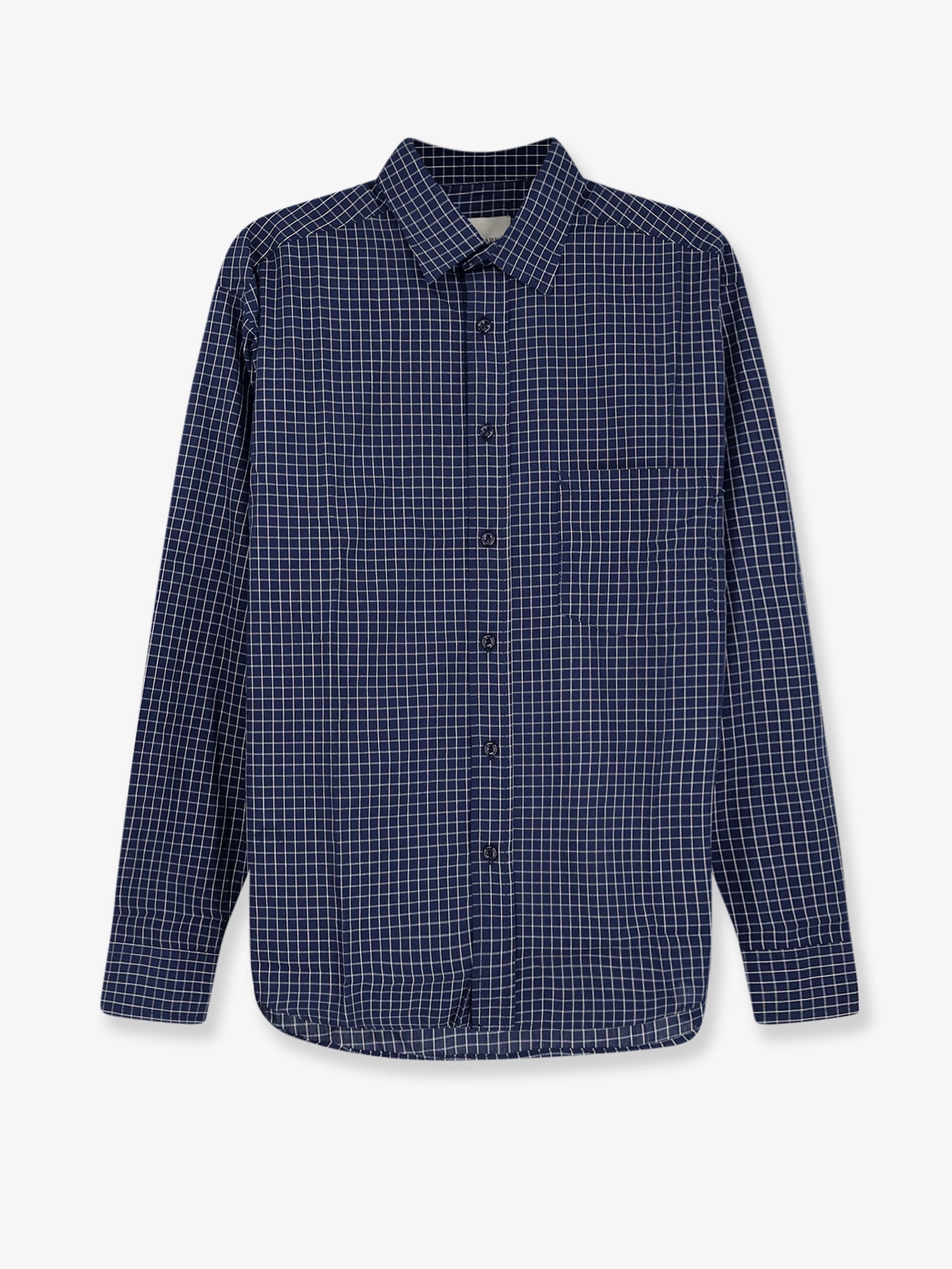 Walk In Paris Cotton Shirt With Plaid Print
