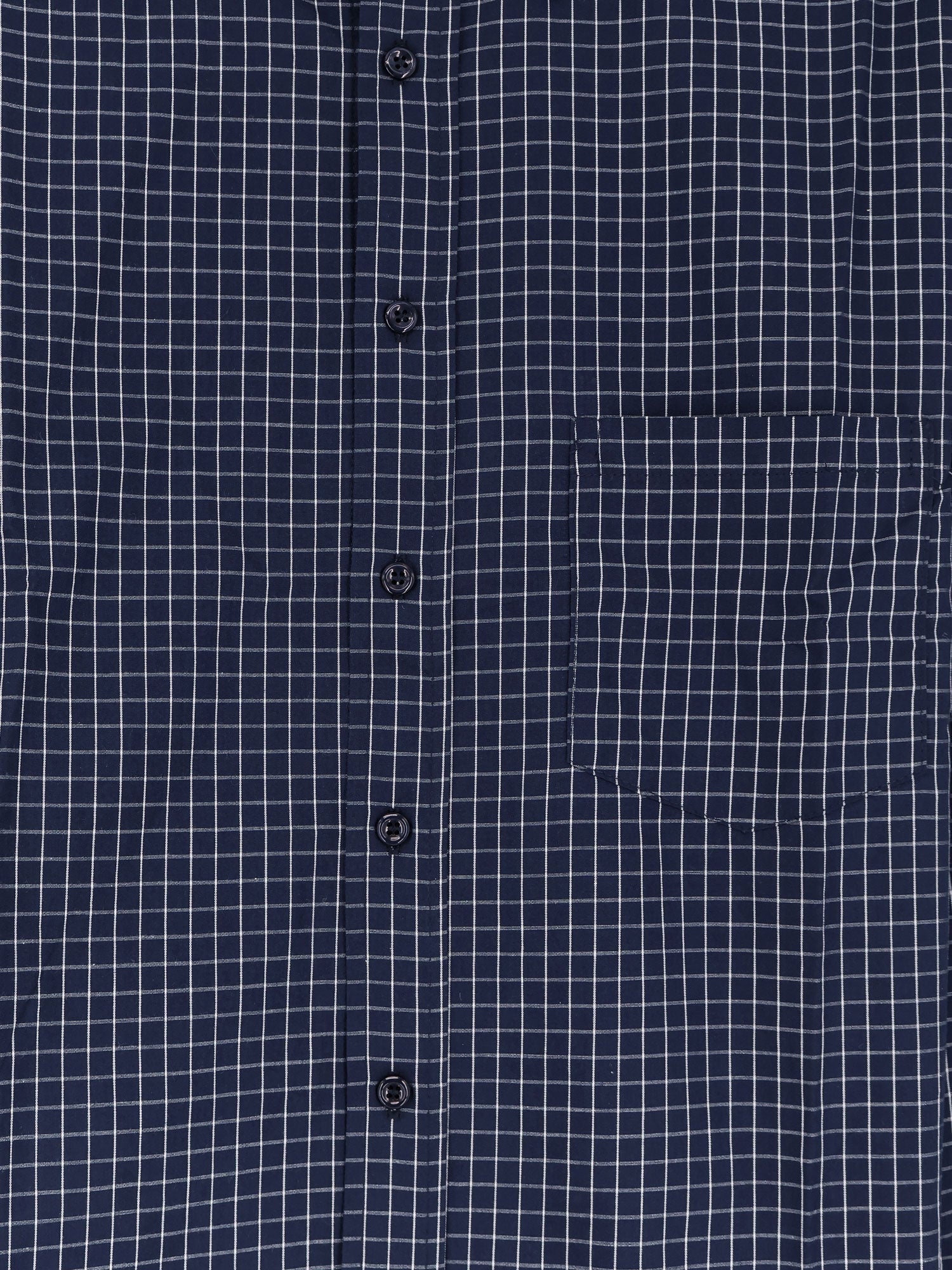 Walk In Paris Cotton Shirt With Plaid Print