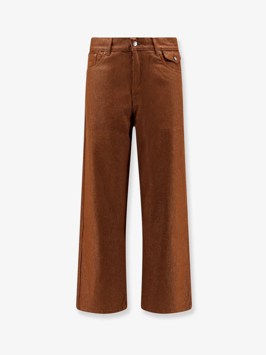 Walk In Paris Baggy Brown Denim Trousers