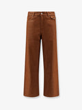 Walk In Paris Baggy Brown Denim Trousers