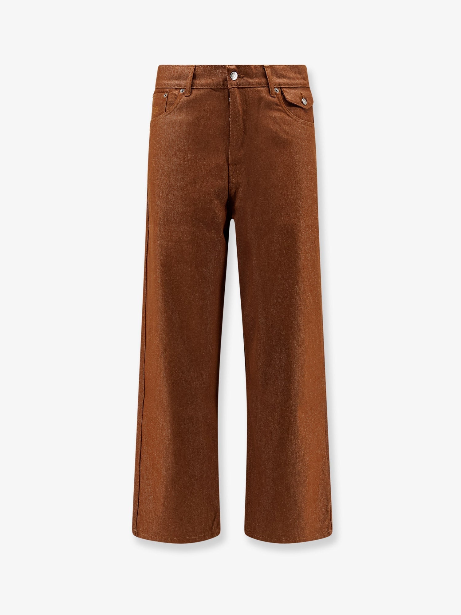 Walk In Paris Baggy Brown Denim Trousers