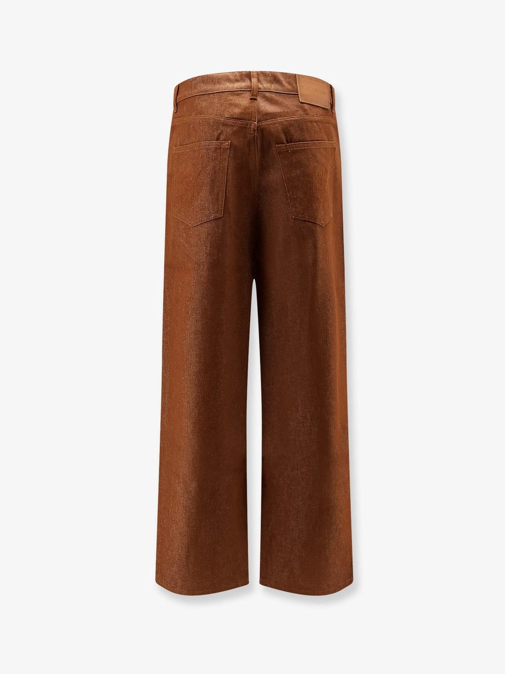 Walk In Paris Baggy Brown Denim Trousers