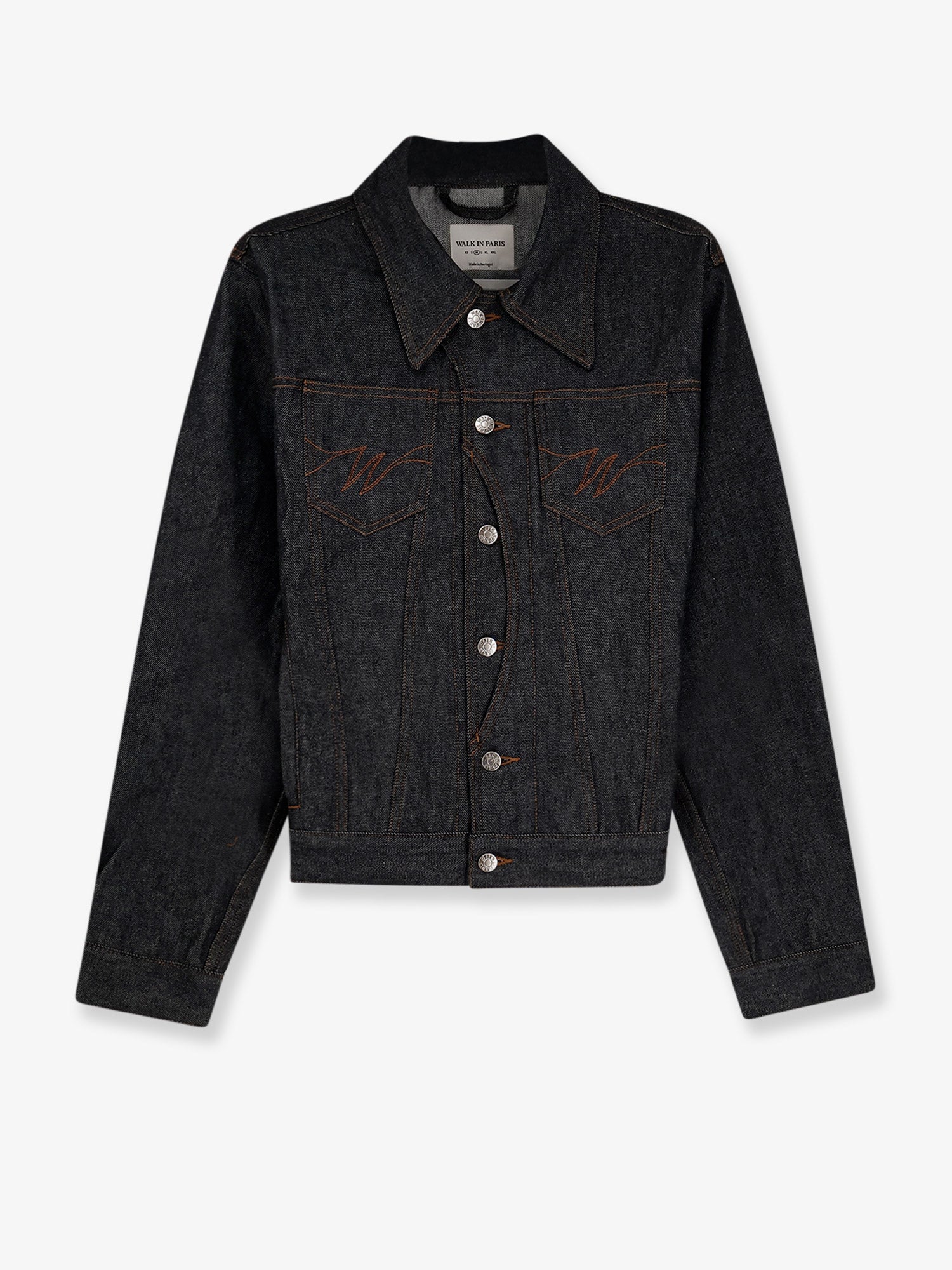 Walk In Paris Postman Dark Denim Jacket