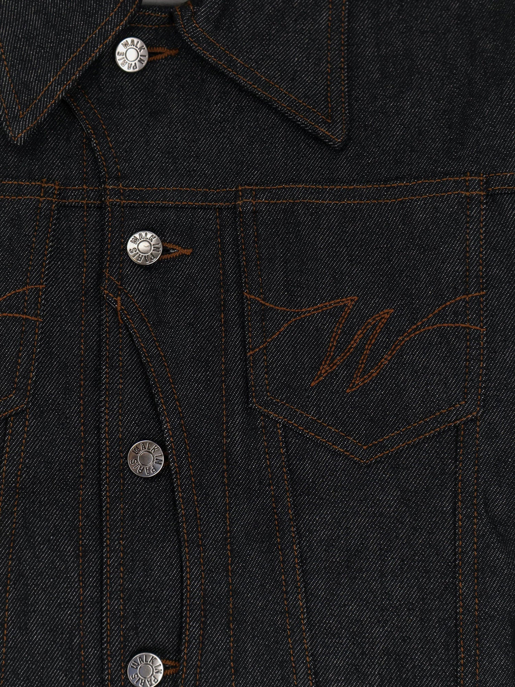 Walk In Paris Postman Dark Denim Jacket