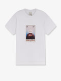 Walk In Paris Cotton T-Shirt With "Leather Jacket" Print On The Front