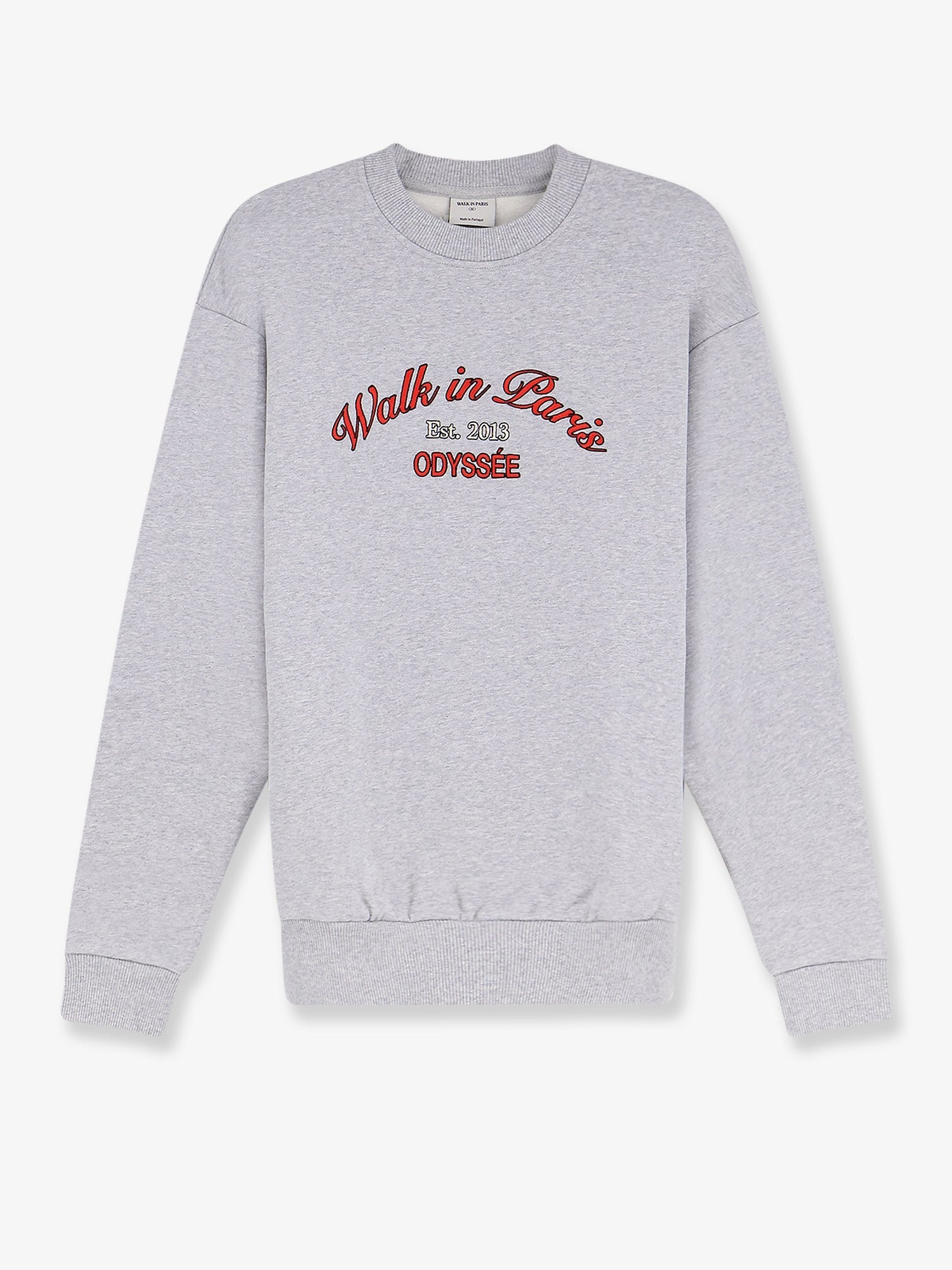 Walk In Paris Sweatshirt With Embroidered Logo On The Front
